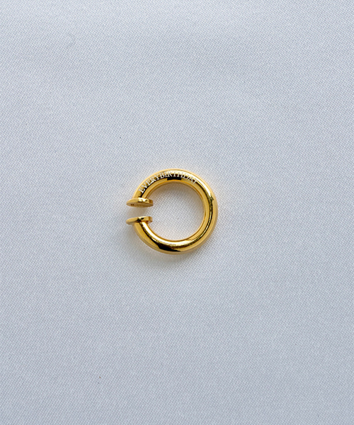 (silver925)Signature gold earcuff