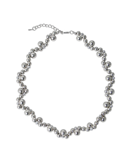 Silver blossom necklace
