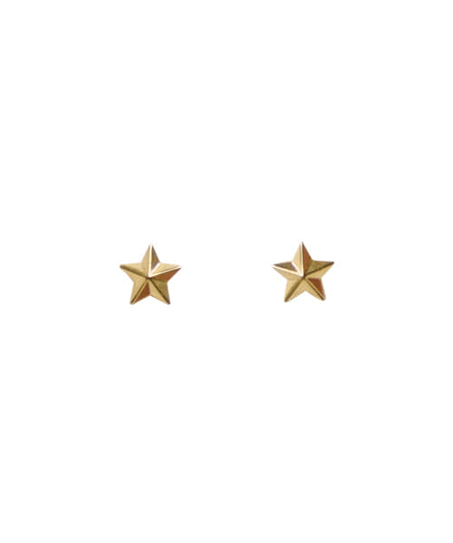Mini star gold earring